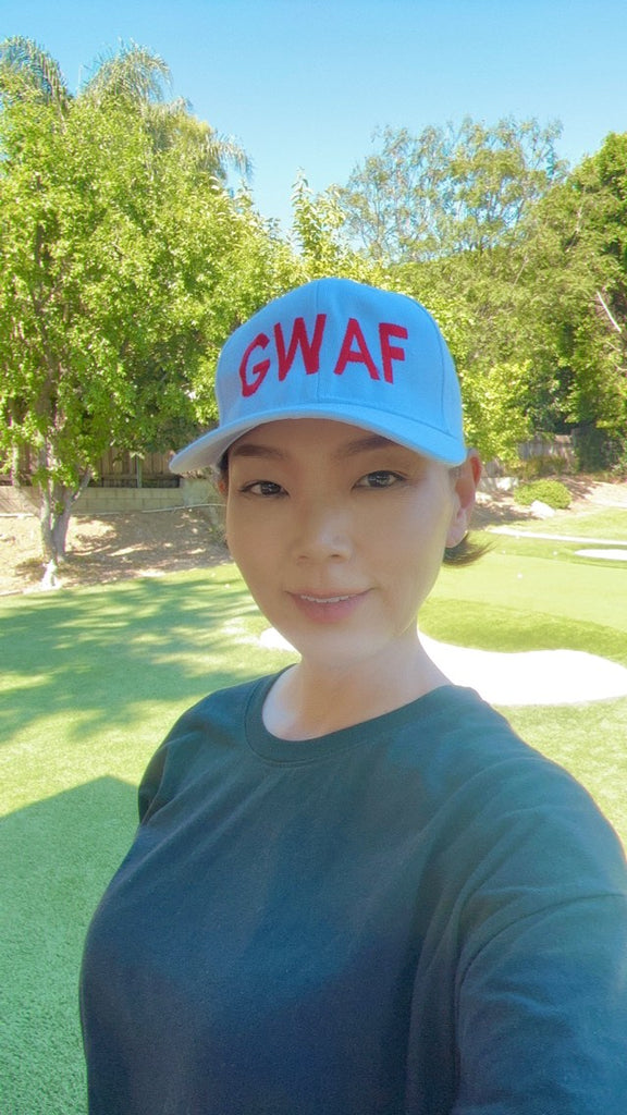 Golf with Aimee Foundation Embroidered Hat - Men Women GWAF Cap