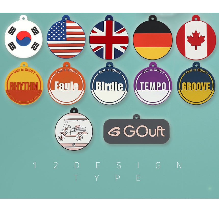 GOuft Golf Glove & Ball Marker Multi Holder